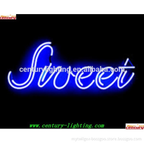 whoelsale china factory price sweet neon light sign